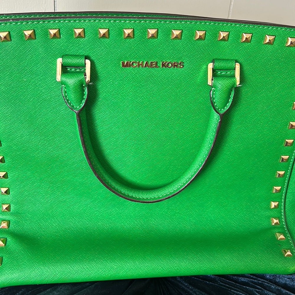 Michael Kors Green satchel